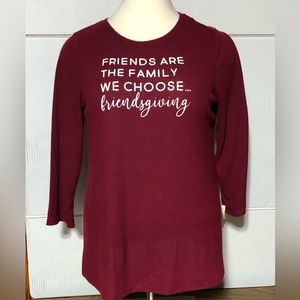Lane Bryant 18/20 Friendsgiving light sweater in wine. Why wait?